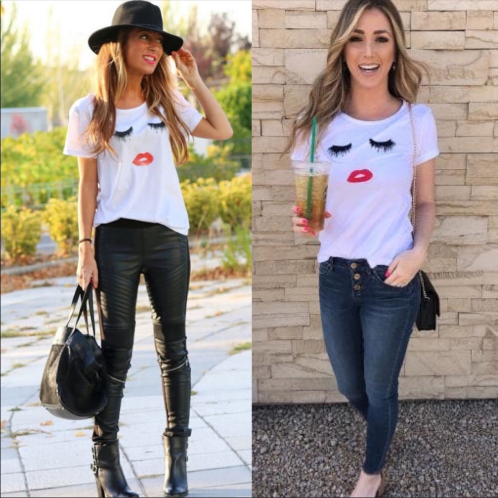 Last one! Eyelash top, semi loose fit, so soft!